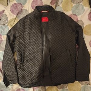 Men's Quilted Black Jacket - Lightweight Layer